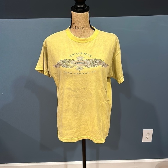 Harley-Davidson Tops - Vintage distressed Sturgis Harley shirt size medium women’s